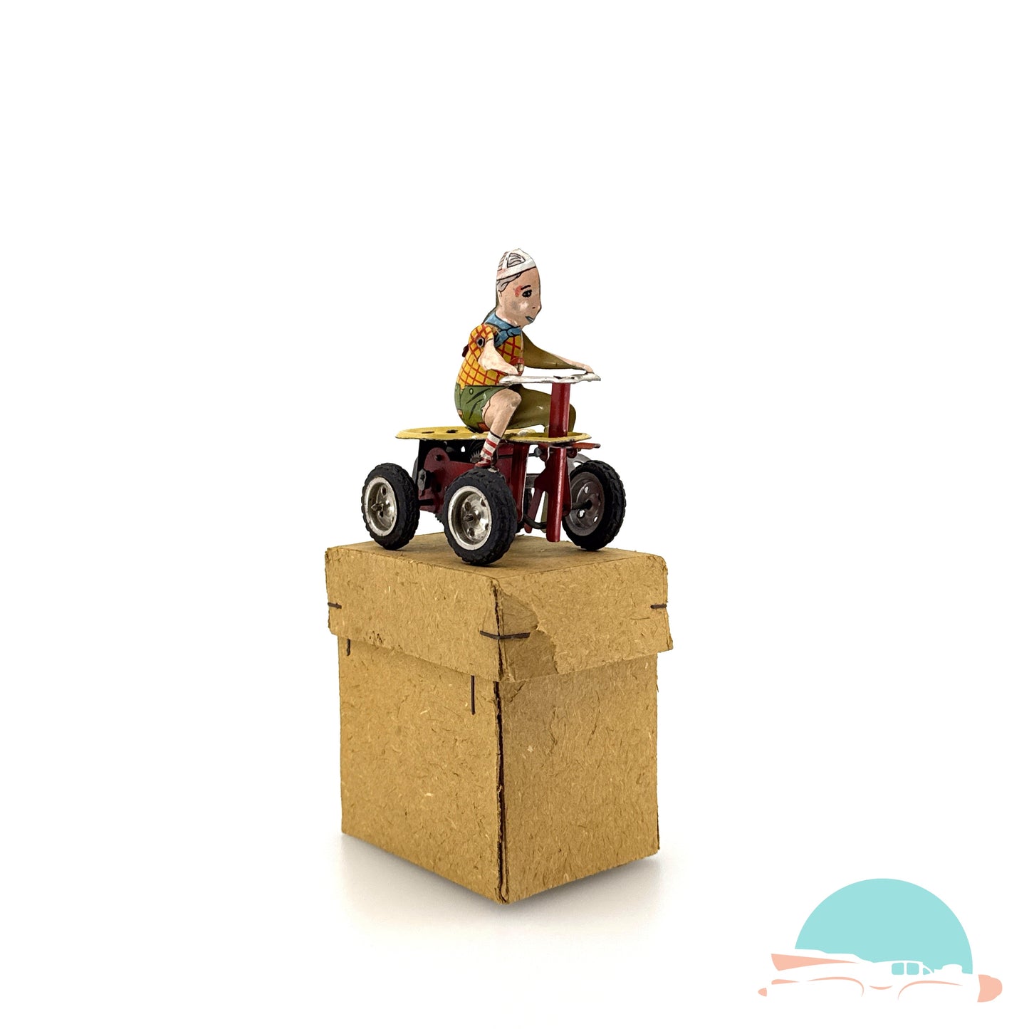 Göso Junge auf Go-Kart im Originalkarton (75589)