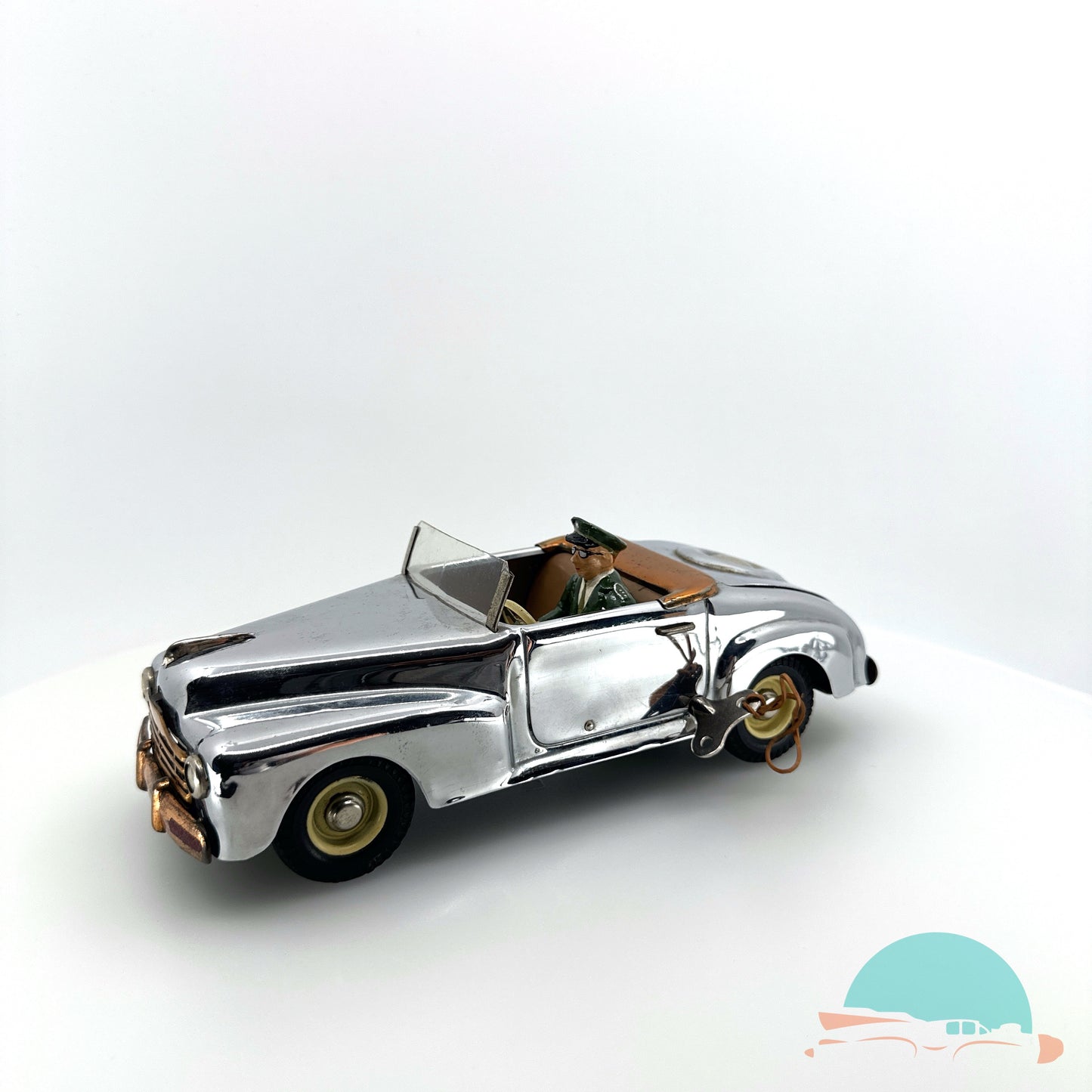 MLB Fiat Spyder America Cromato Con Fari im Originalkarton (75605)