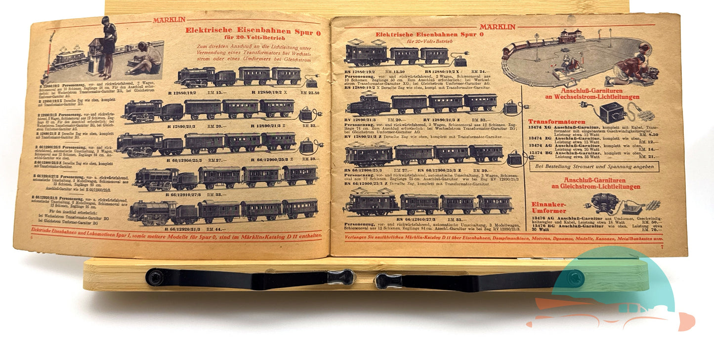 Originale Kataloge Märklin und Fritz Kuhn und Söhne von 1908