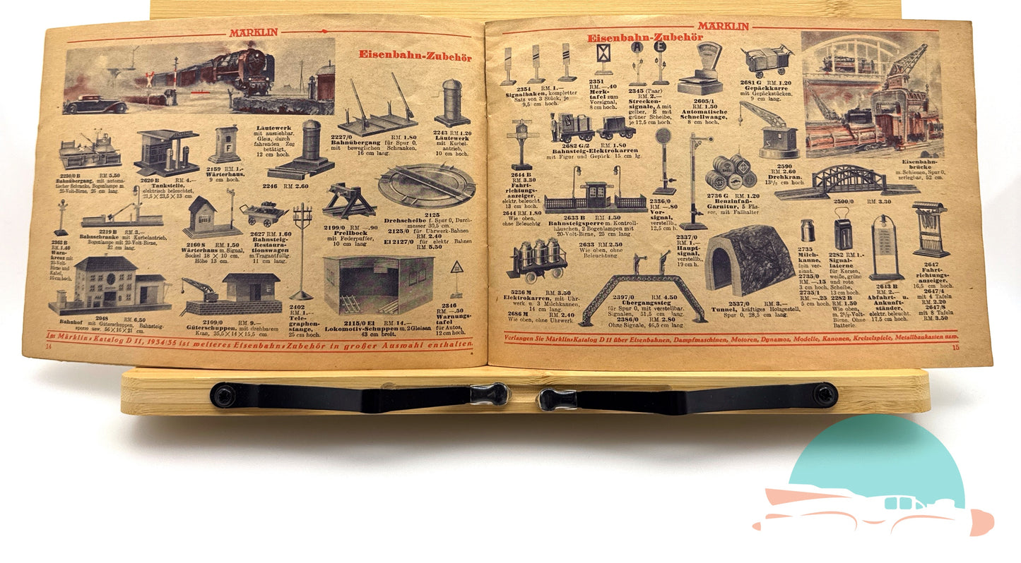 Originale Kataloge Märklin und Fritz Kuhn und Söhne von 1908