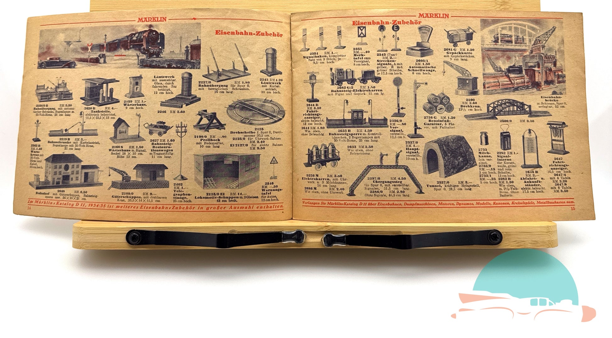 Originale Kataloge Märklin und Fritz Kuhn und Söhne von 1908