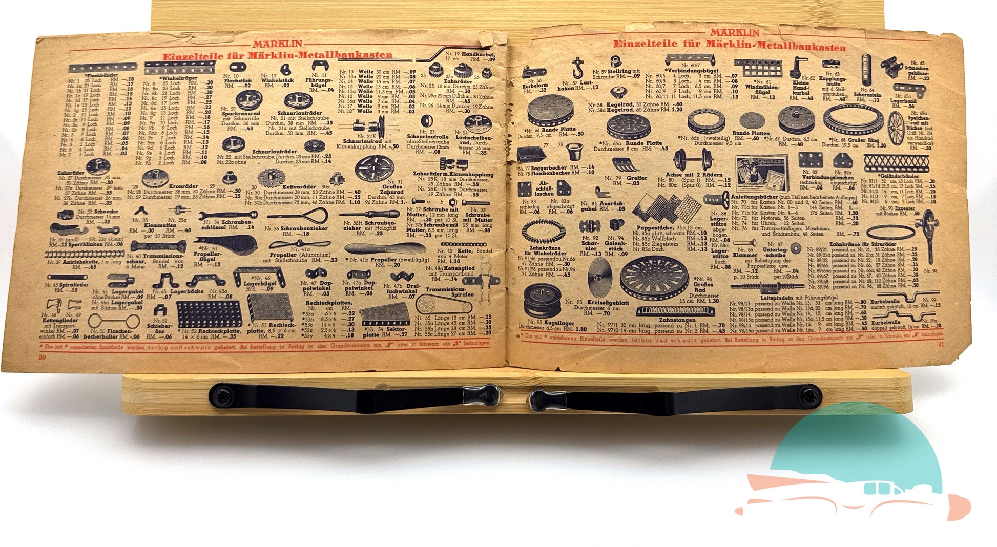 Originale Kataloge Märklin und Fritz Kuhn und Söhne von 1908