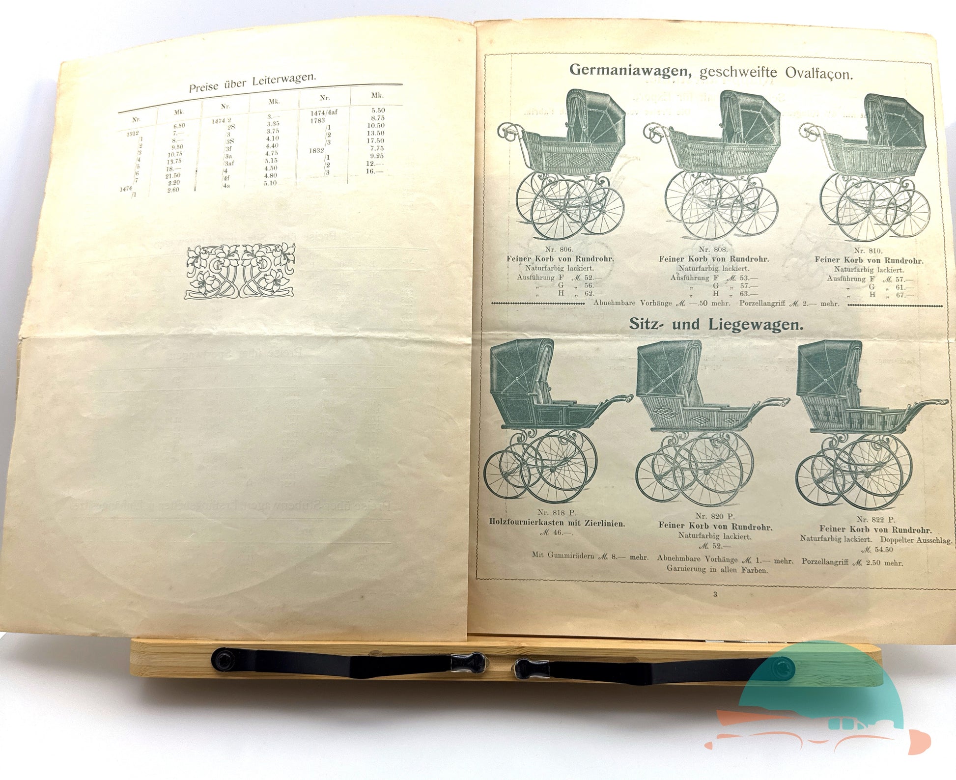 Originale Kataloge Märklin und Fritz Kuhn und Söhne von 1908