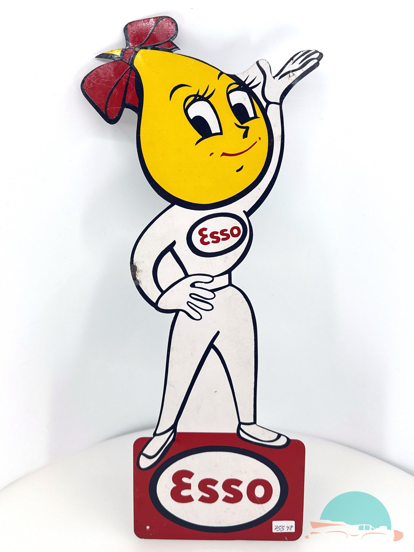 Essoline mit gelbem Kopf Pin Up (75548)