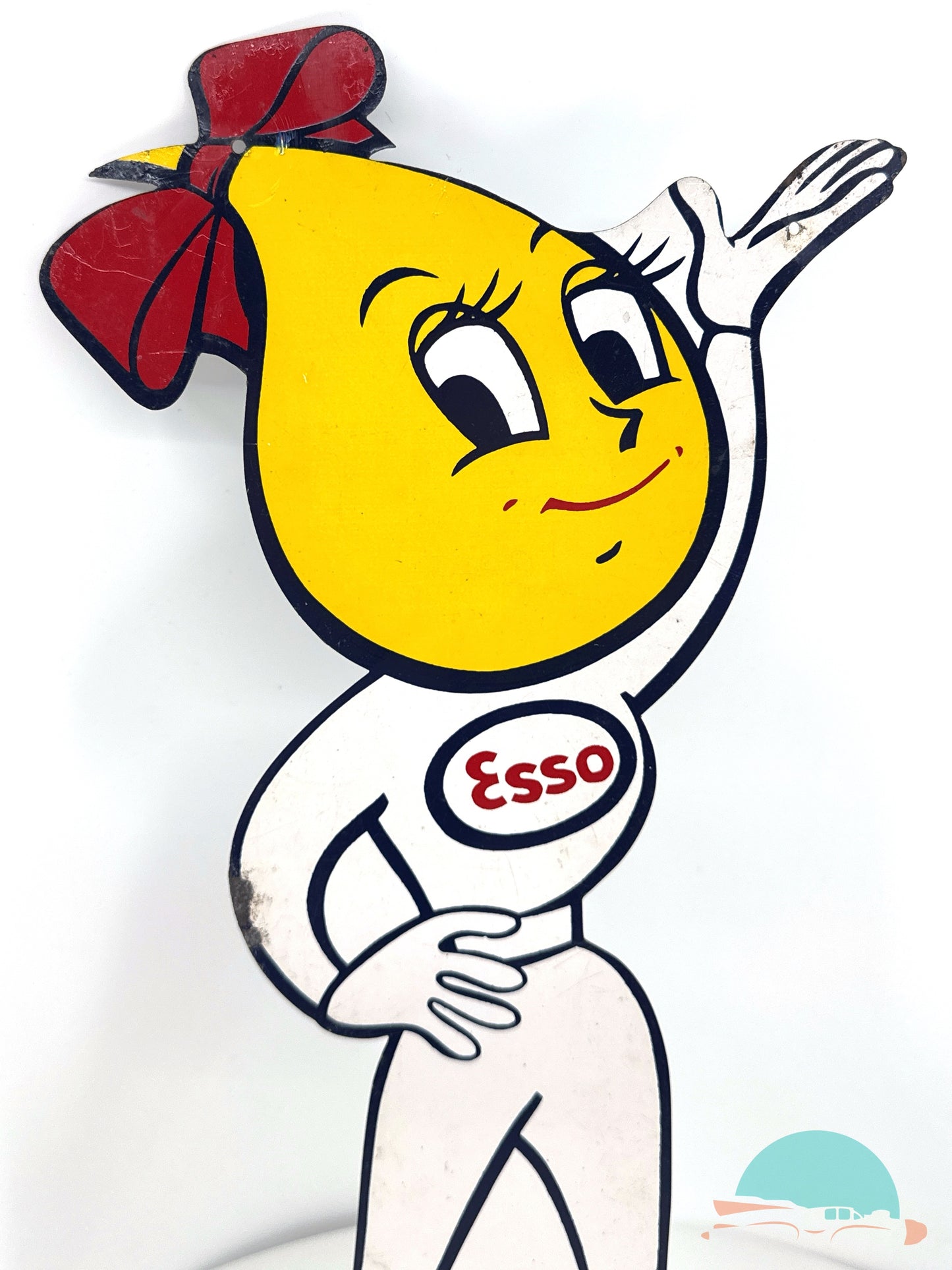 Essoline mit gelbem Kopf Pin Up (75548)